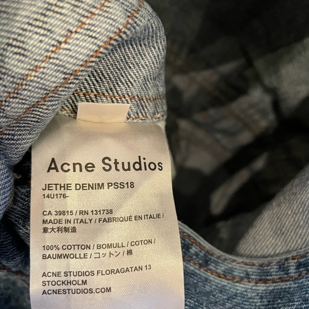 Acne Studios Jethe Denim Overall Dress - Picture 7 of 8